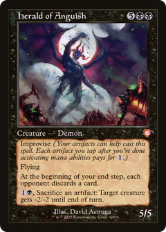 Herald of Anguish (Retro Frame) (108) [Commander: The Brothers' War] - Deck Out Gaming