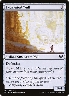 Excavated Wall (255) [Strixhaven: School of Mages] - Deck Out Gaming