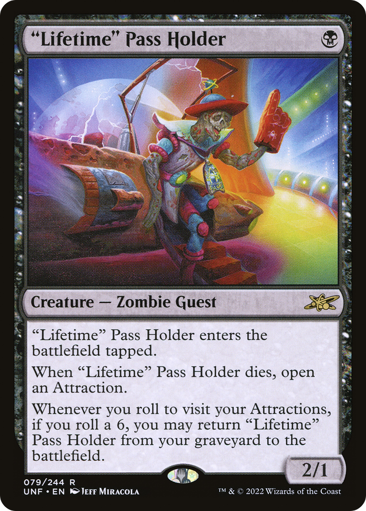 "Lifetime" Pass Holder (79) [Unfinity] - Deck Out Gaming