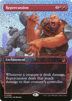 Repercussion (Anime Borderless) (Confetti Foil) (98) [Wilds of Eldraine: Enchanting Tales] foil - Deck Out Gaming