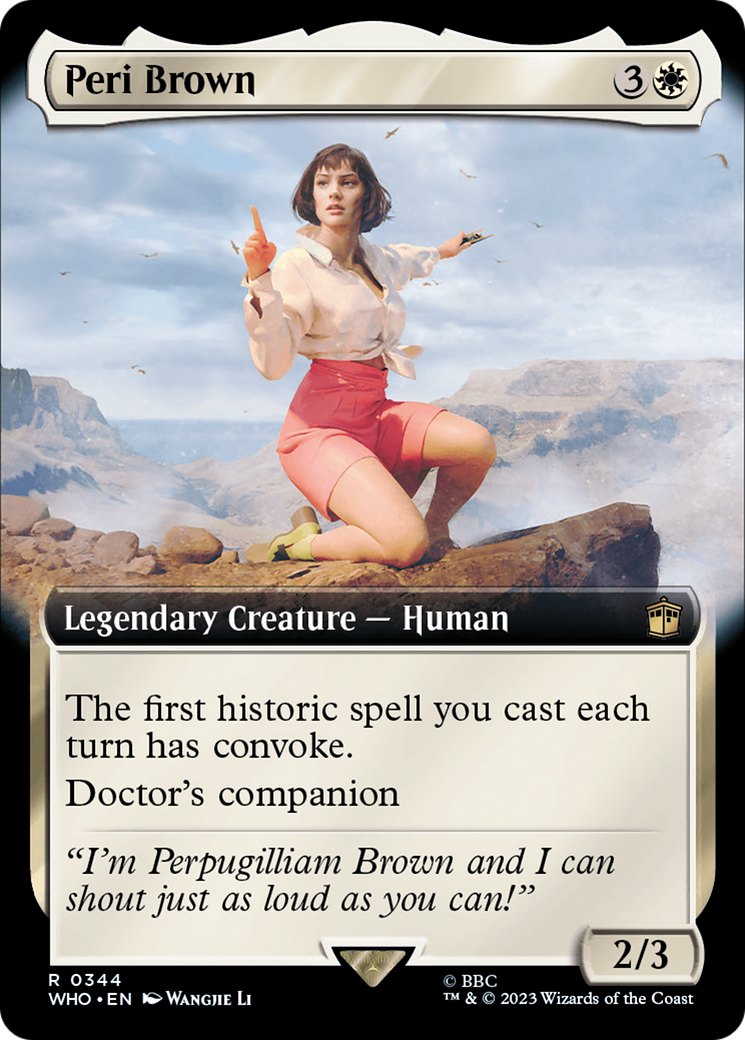 Peri Brown (Extended Art) (344) [Doctor Who] - Deck Out Gaming