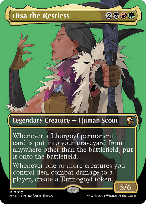 Disa the Restless (Borderless) (12) [Modern Horizons 3 Commander] - Deck Out Gaming