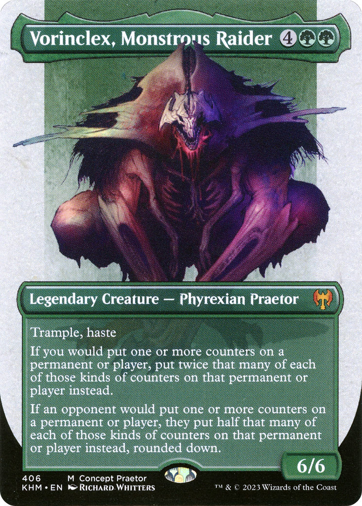 Vorinclex, Monstrous Raider (Concept Praetor) (406) [Phyrexia: All Will Be One] foil - Deck Out Gaming