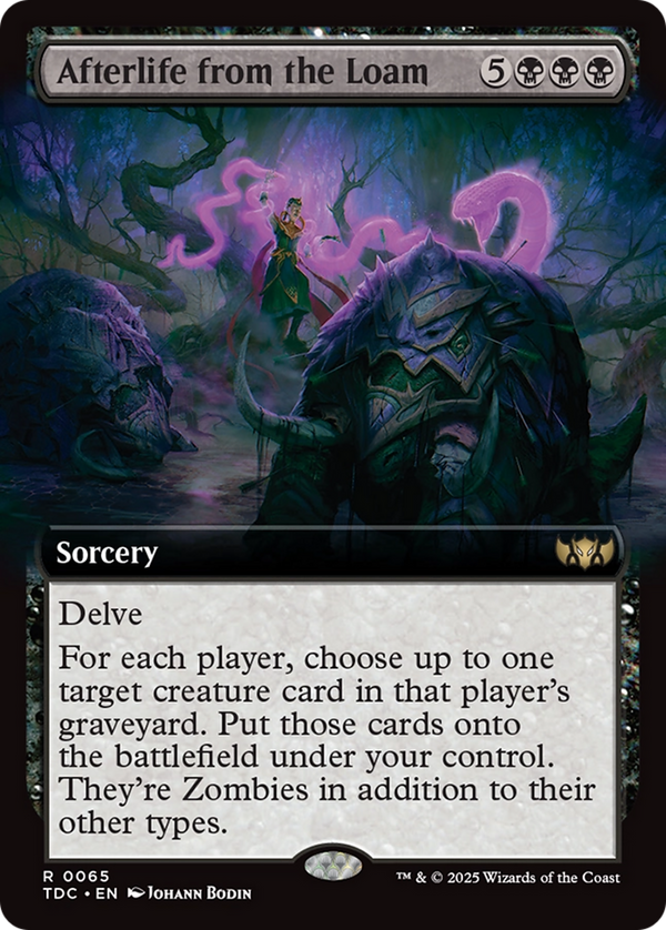 Afterlife from the Loam (Extended Art) (65) [Commander: Tarkir: Dragonstorm] - Deck Out Gaming