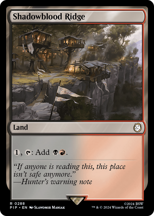 Shadowblood Ridge (288) [Fallout] foil - Deck Out Gaming