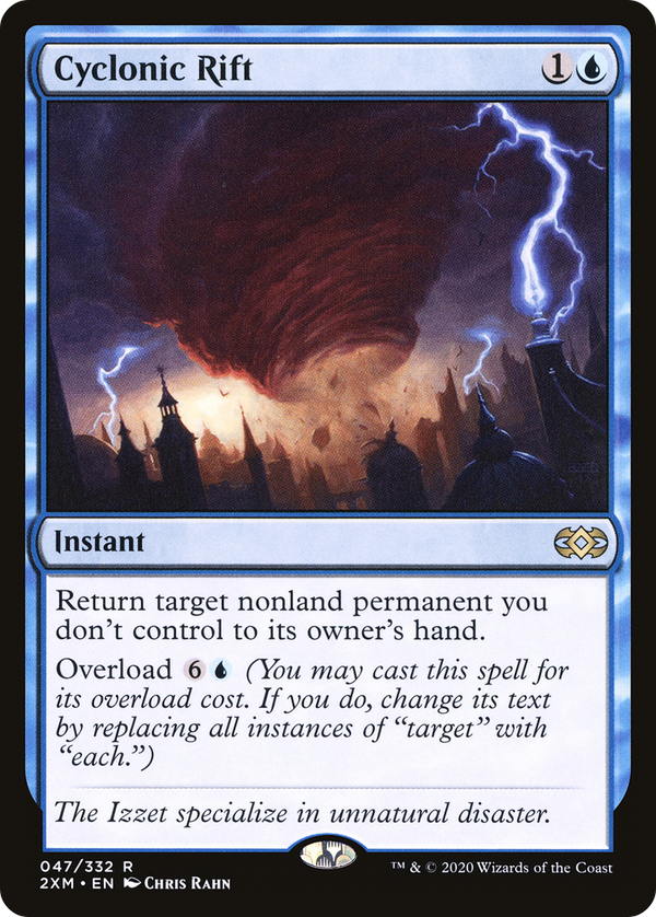 Cyclonic Rift (47) [Double Masters] foil - Deck Out Gaming