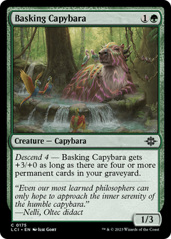 Basking Capybara (175) [The Lost Caverns of Ixalan] foil - Deck Out Gaming