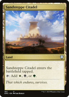 Sandsteppe Citadel (162) [Commander: Phyrexia: All Will Be One] - Deck Out Gaming