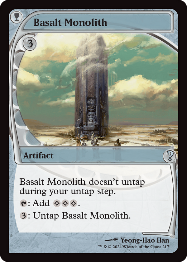 Basalt Monolith (Future Sight) (217) [Mystery Booster 2] - Deck Out Gaming
