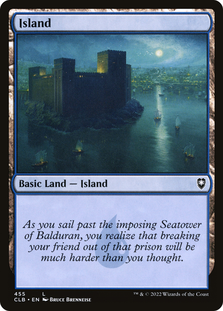 Island (455) (455) [Commander Legends: Battle for Baldur's Gate] foil - Deck Out Gaming