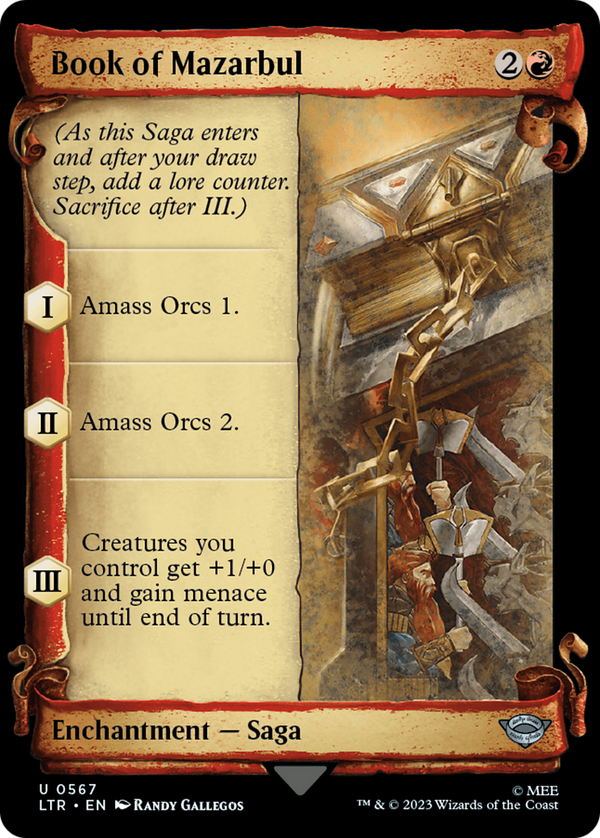 Book of Mazarbul (Showcase Scrolls) (567) [The Lord of the Rings: Tales of Middle-earth] - Deck Out Gaming