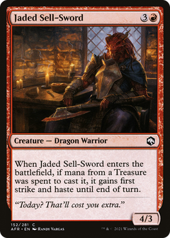 Jaded Sell-Sword (152) [Adventures in the Forgotten Realms] - Deck Out Gaming