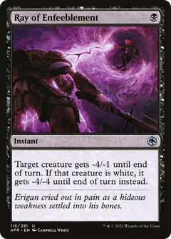 Ray of Enfeeblement (116) [Adventures in the Forgotten Realms] foil - Deck Out Gaming