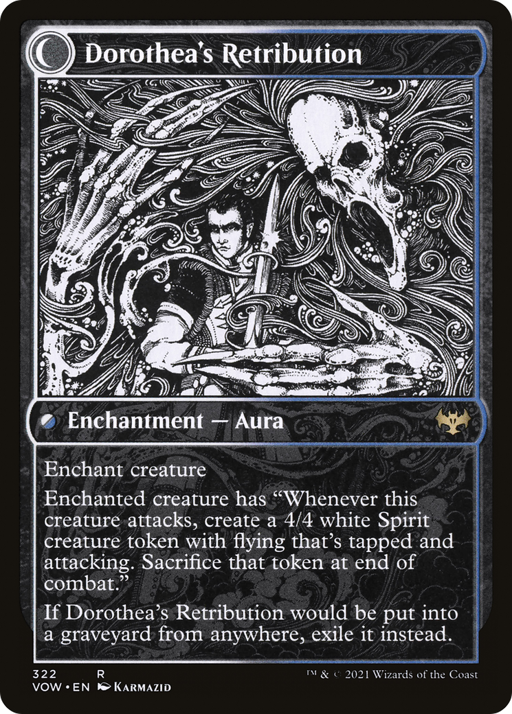 Dorothea, Vengeful Victim // Dorothea's Retribution (322) [Innistrad: Crimson Vow] foil - Deck Out Gaming