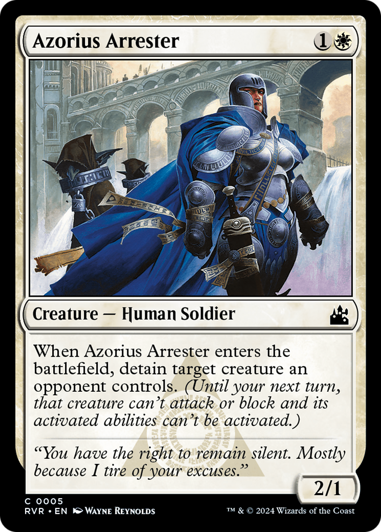 Azorius Arrester (5) [Ravnica Remastered] foil - Deck Out Gaming