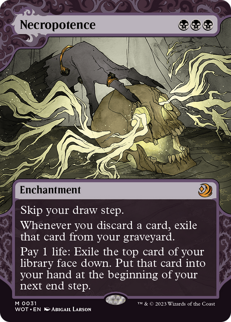 Necropotence (31) [Wilds of Eldraine: Enchanting Tales] - Deck Out Gaming
