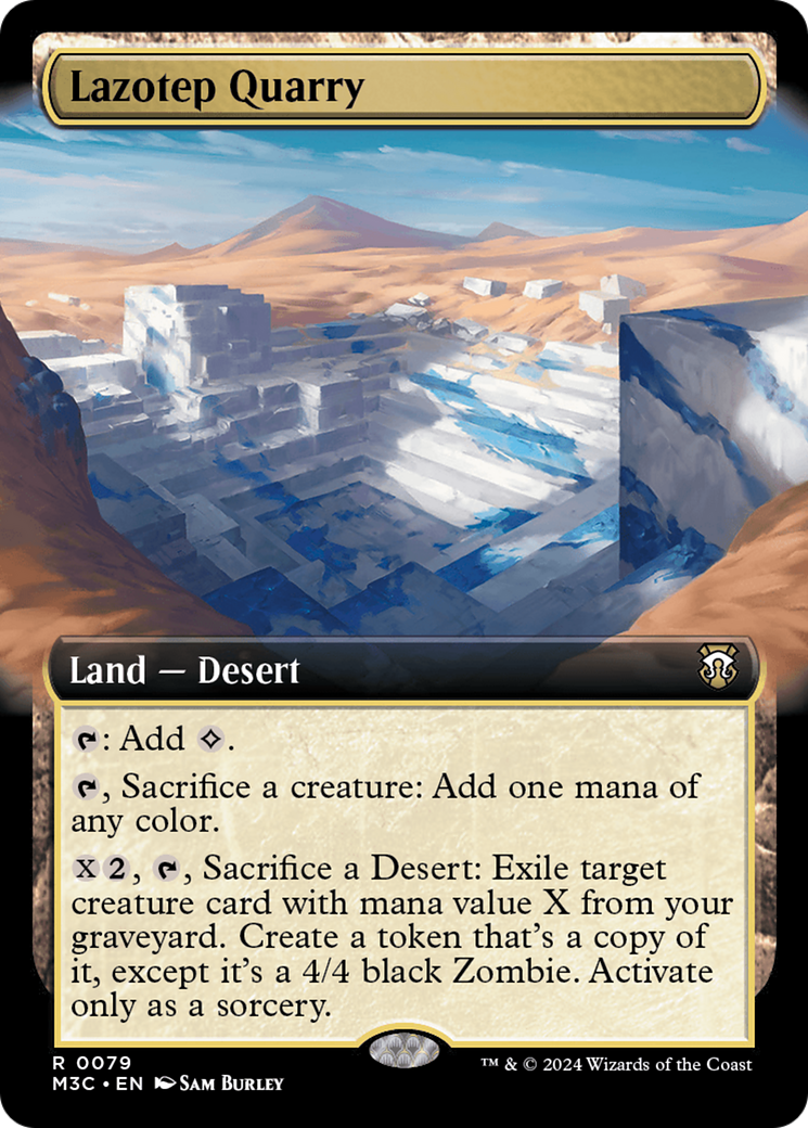 Lazotep Quarry (Extended Art) (79) [Modern Horizons 3 Commander] - Deck Out Gaming