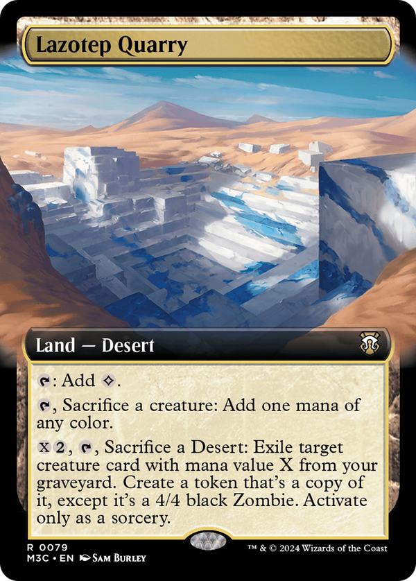 Lazotep Quarry (Extended Art) (79) [Modern Horizons 3 Commander] - Deck Out Gaming