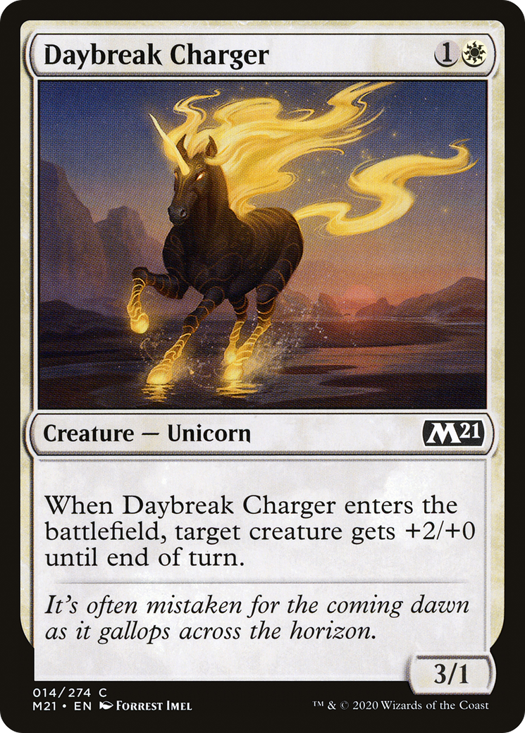 Daybreak Charger (14) [Core Set 2021] foil - Deck Out Gaming