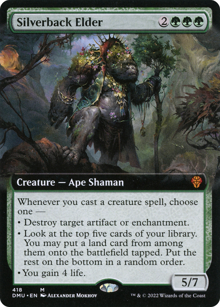 Silverback Elder (Extended Art) (418) [Dominaria United] foil - Deck Out Gaming