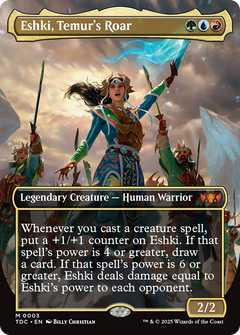 Eshki, Temur's Roar (Borderless) (3) [Commander: Tarkir: Dragonstorm] - Deck Out Gaming