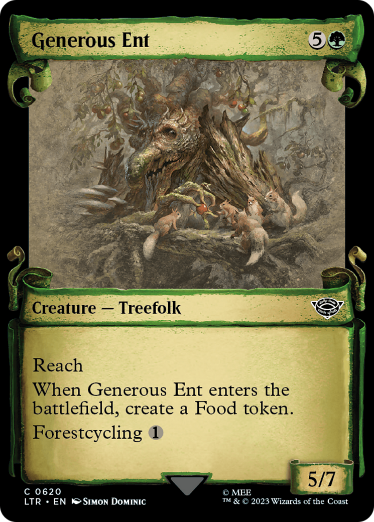 Generous Ent (Showcase Scrolls) (620) [The Lord of the Rings: Tales of Middle-earth] - Deck Out Gaming