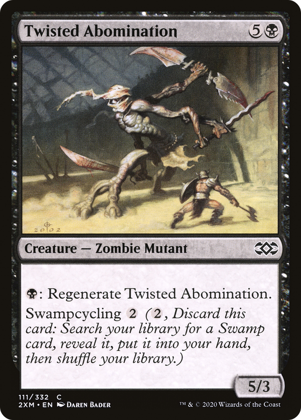 Twisted Abomination (111) [Double Masters] foil - Deck Out Gaming