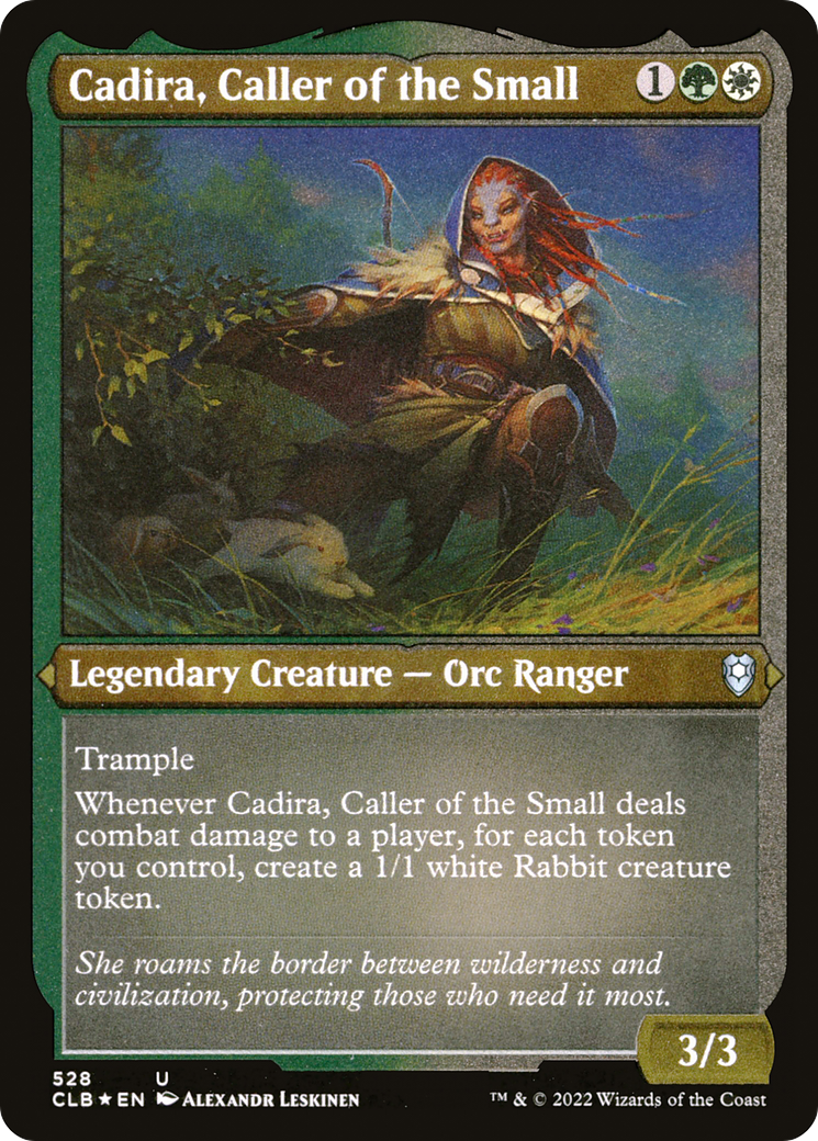 Cadira, Caller of the Small (528) [Commander Legends: Battle for Baldur's Gate] etched - Deck Out Gaming