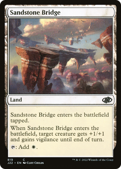 Sandstone Bridge (819) [Jumpstart 2022] - Deck Out Gaming