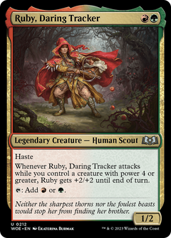 Ruby, Daring Tracker (212) [Wilds of Eldraine] - Deck Out Gaming