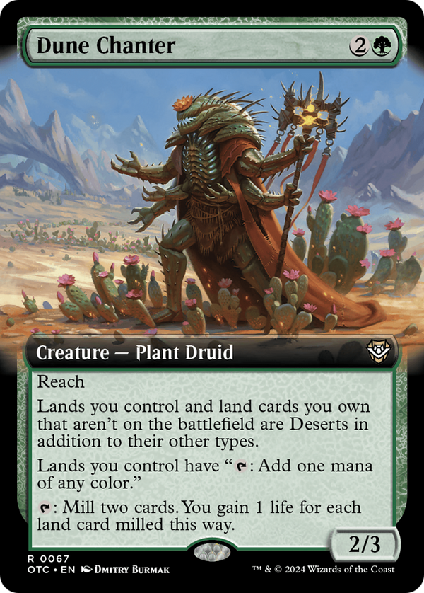 Dune Chanter (Extended Art) (67) [Outlaws of Thunder Junction Commander] - Deck Out Gaming