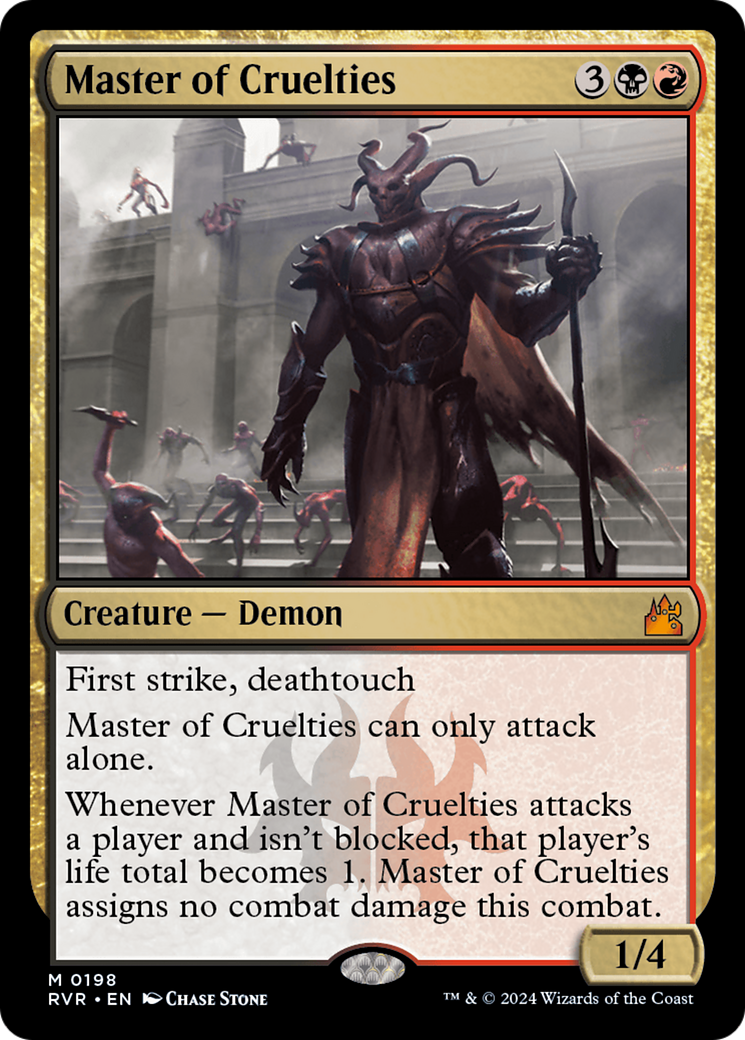 Master of Cruelties (198) [Ravnica Remastered] foil - Deck Out Gaming