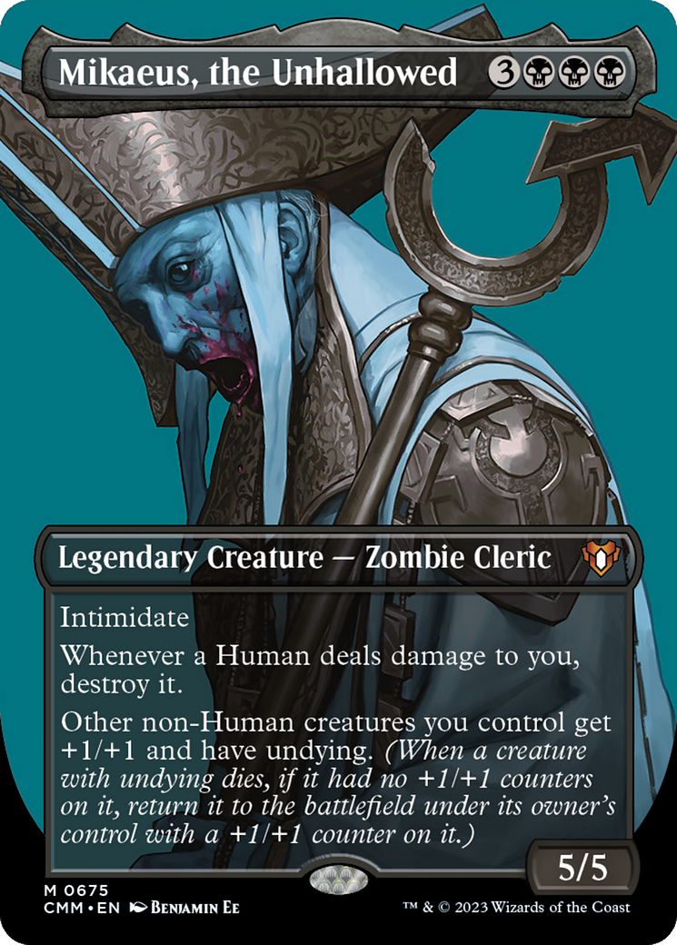 Mikaeus, the Unhallowed (Borderless) (675) [Commander Masters] - Deck Out Gaming
