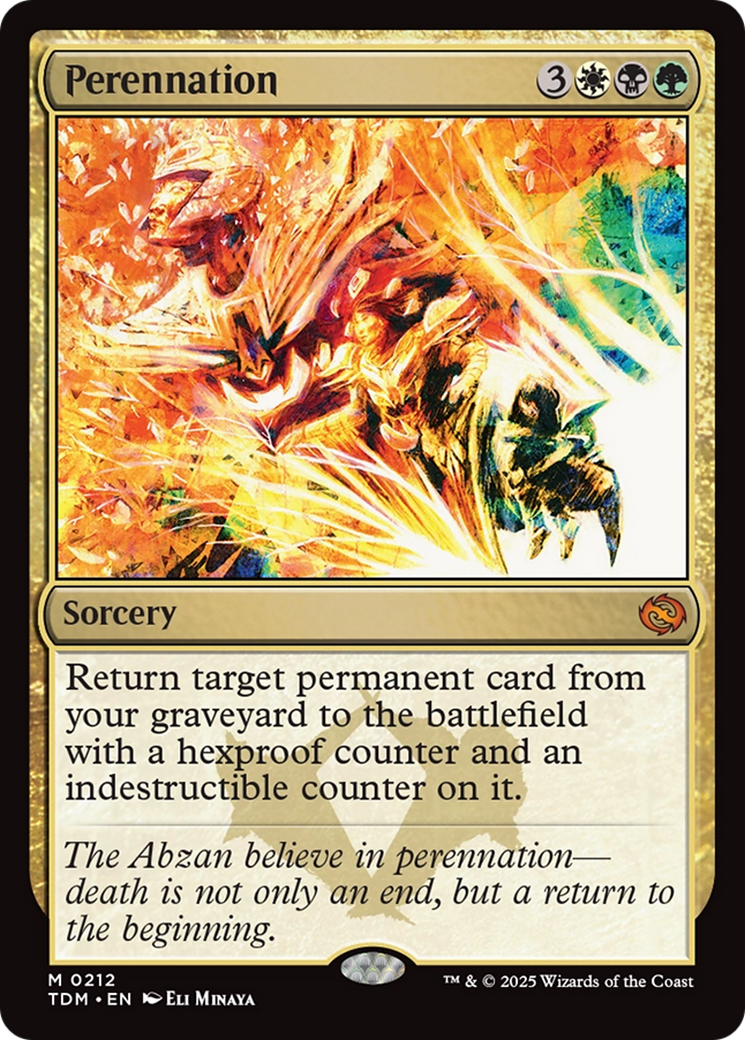 Perennation (212) [Tarkir: Dragonstorm] foil - Deck Out Gaming