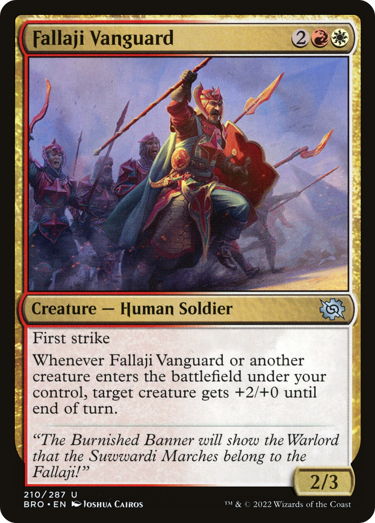 Fallaji Vanguard (210) [The Brothers' War] - Deck Out Gaming