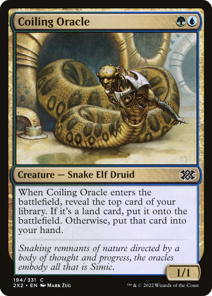 Coiling Oracle (194) [Double Masters 2022] - Deck Out Gaming