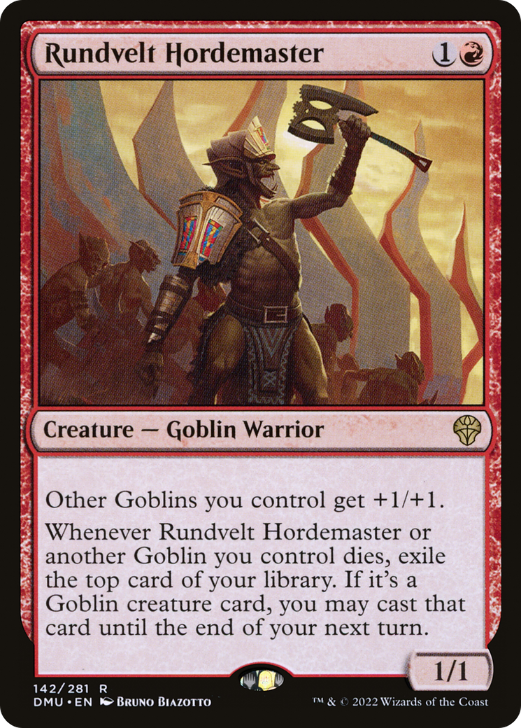 Rundvelt Hordemaster (142) [Dominaria United] foil - Deck Out Gaming