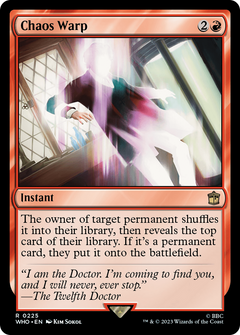 Chaos Warp (225) [Doctor Who] foil - Deck Out Gaming
