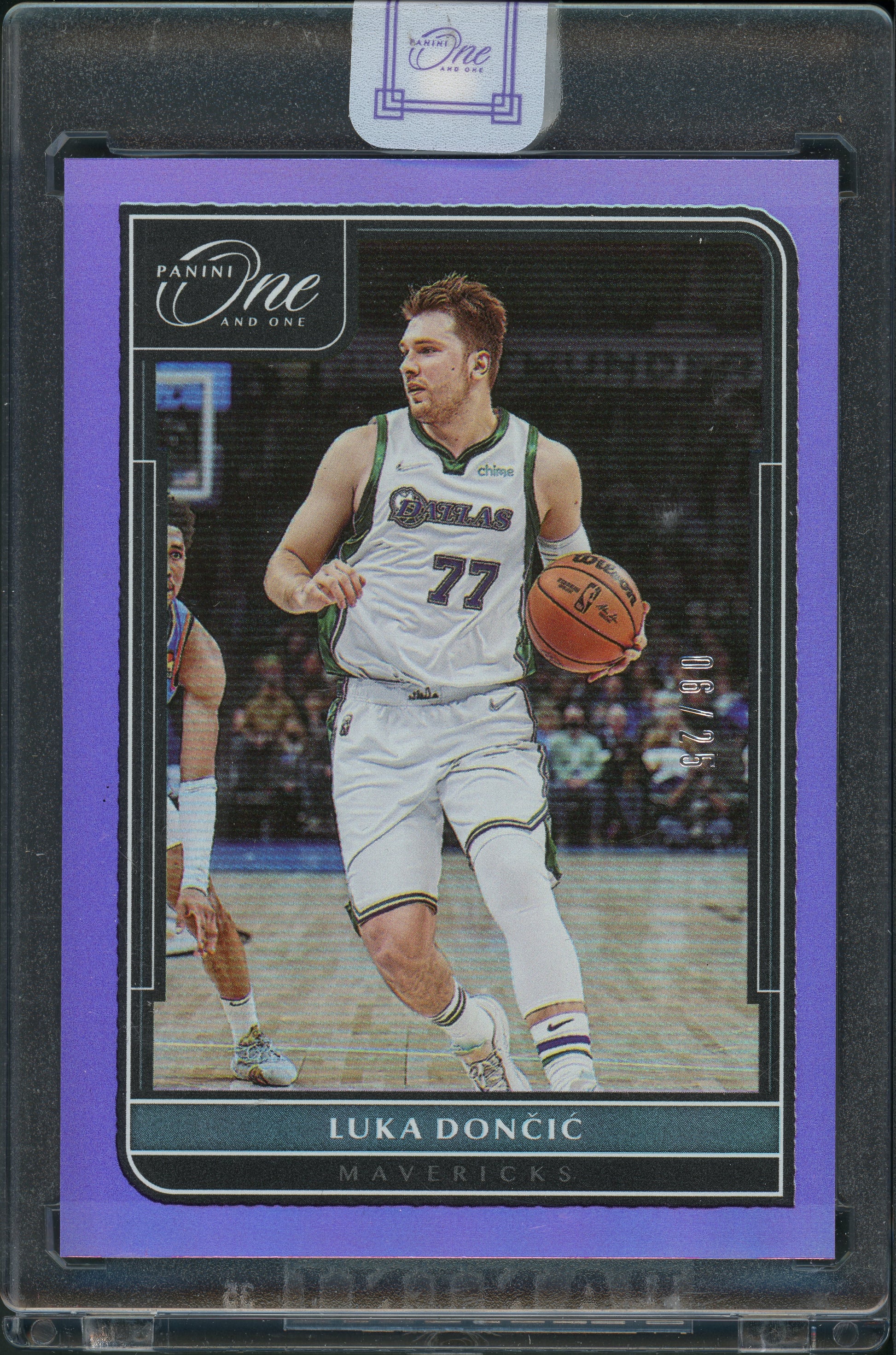 Luka Doncic (26) (Purple) [2021 Panini One and One] /25 - Deck Out Gaming