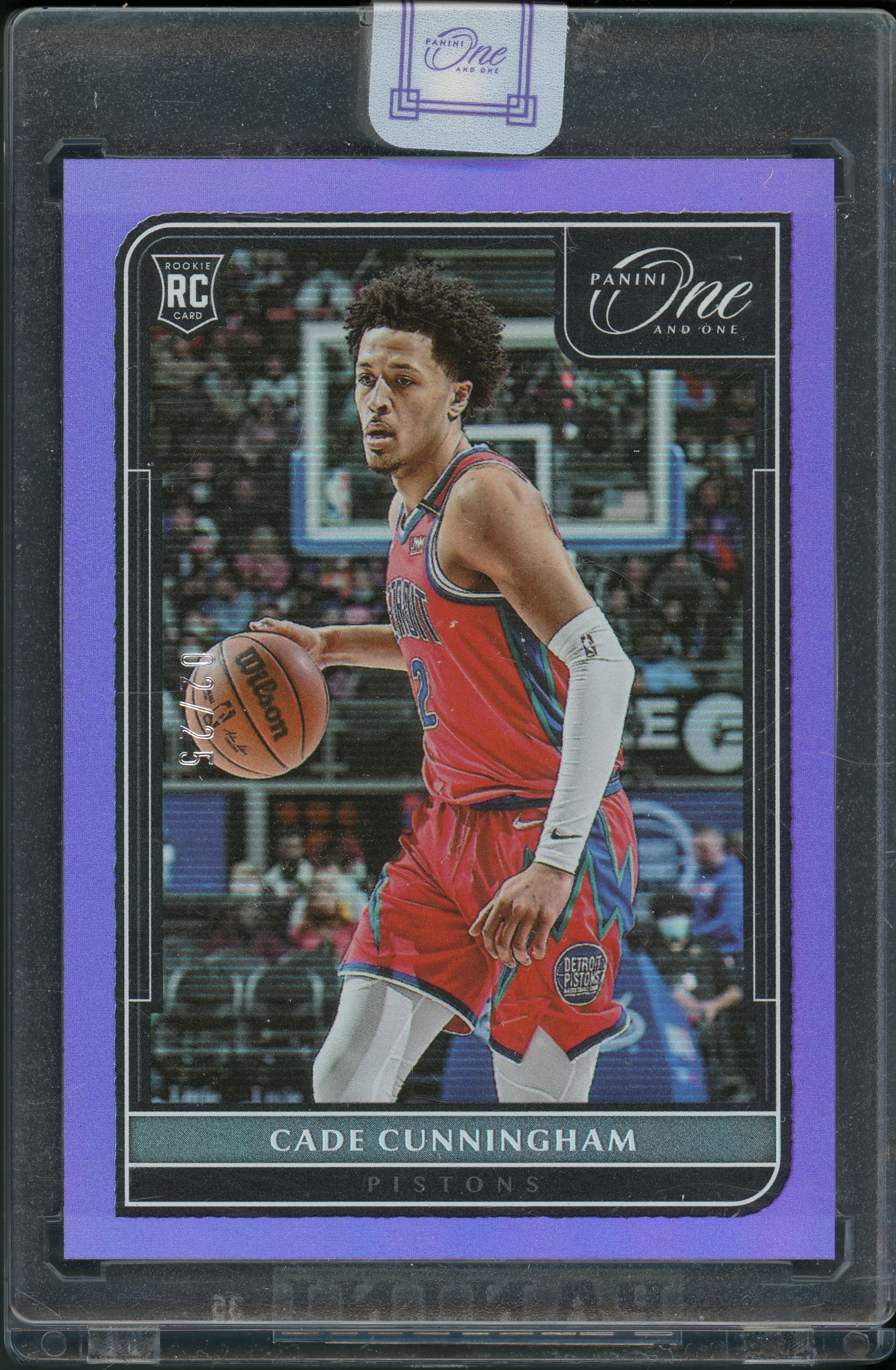 Cade Cunningham (147) (Purple) [2021 Panini One and One] /25 *Number Match* - Deck Out Gaming