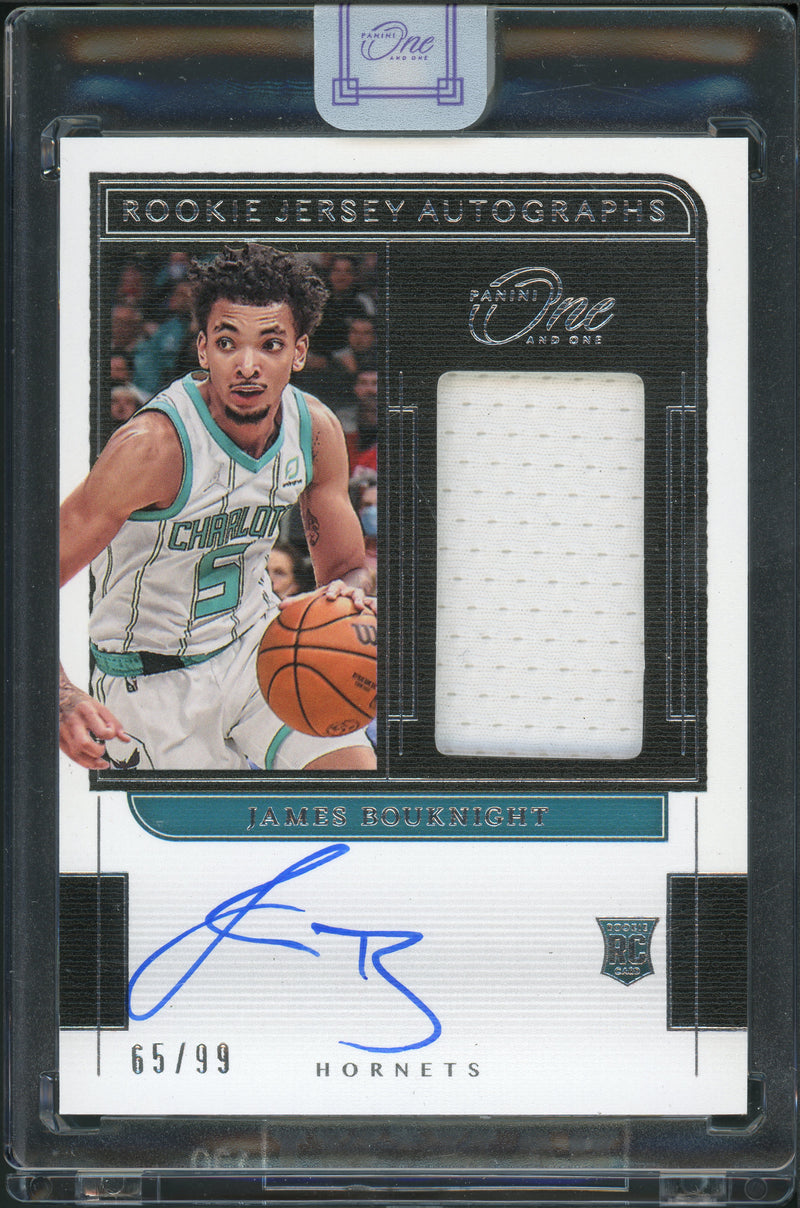 James Bouknight (RJ-JBK) (Rookie Jersey - Autograph) [2021 Panini One and One] /99 - Deck Out Gaming