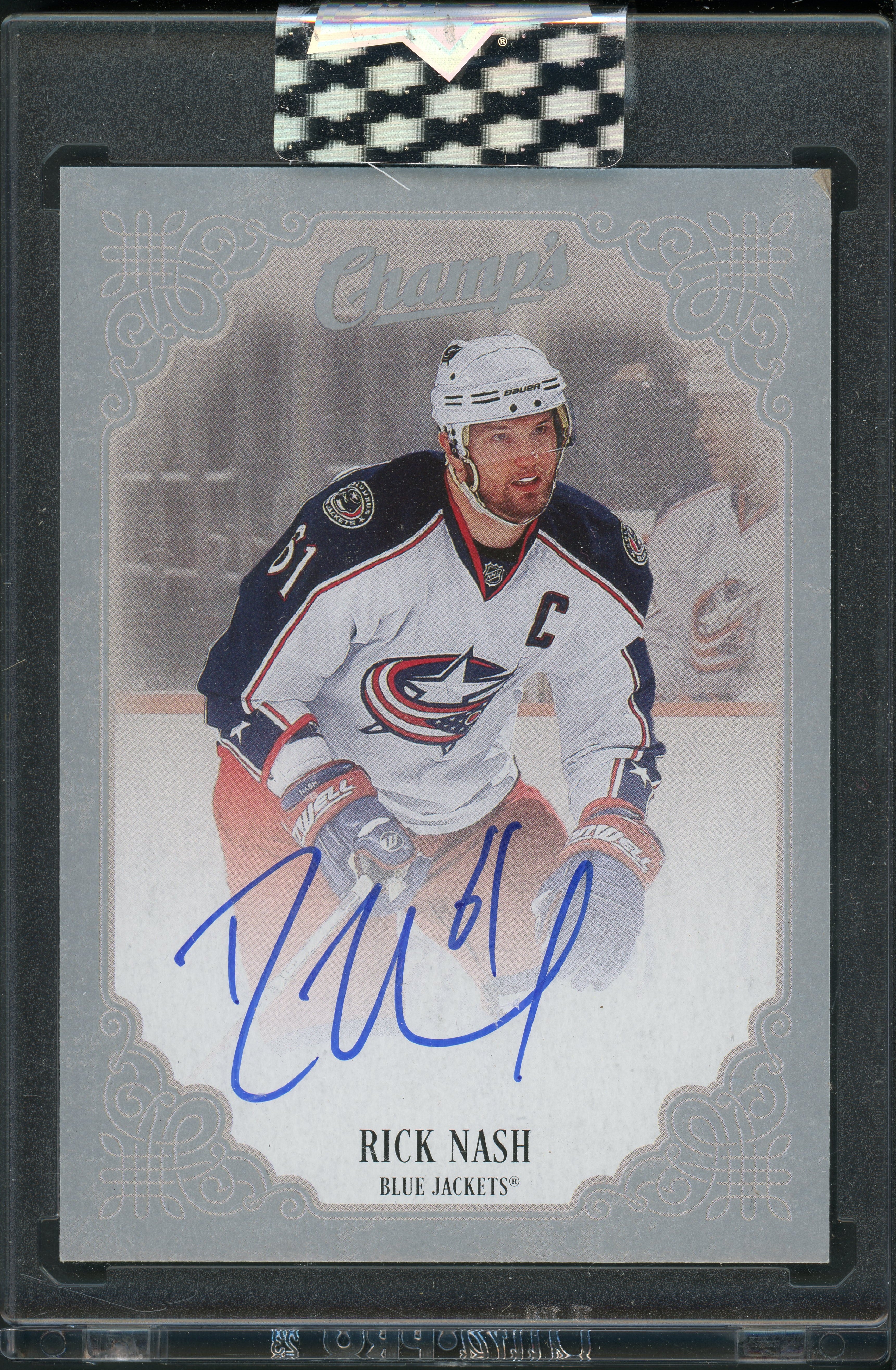 Rick Nash (C-RN) (Champs - Autograph) [2023 Upper Deck Clear Cut] - Deck Out Gaming