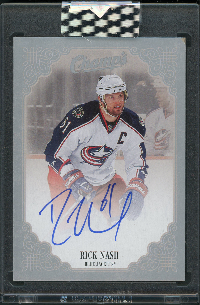 Rick Nash (C-RN) (Champs - Autograph) [2023 Upper Deck Clear Cut] - Deck Out Gaming