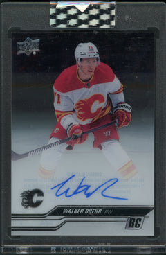 Walker Duehr (CC-WD) (Base Rookie - Autograph) [2023-24 Upper Deck Clear Cut] - Deck Out Gaming