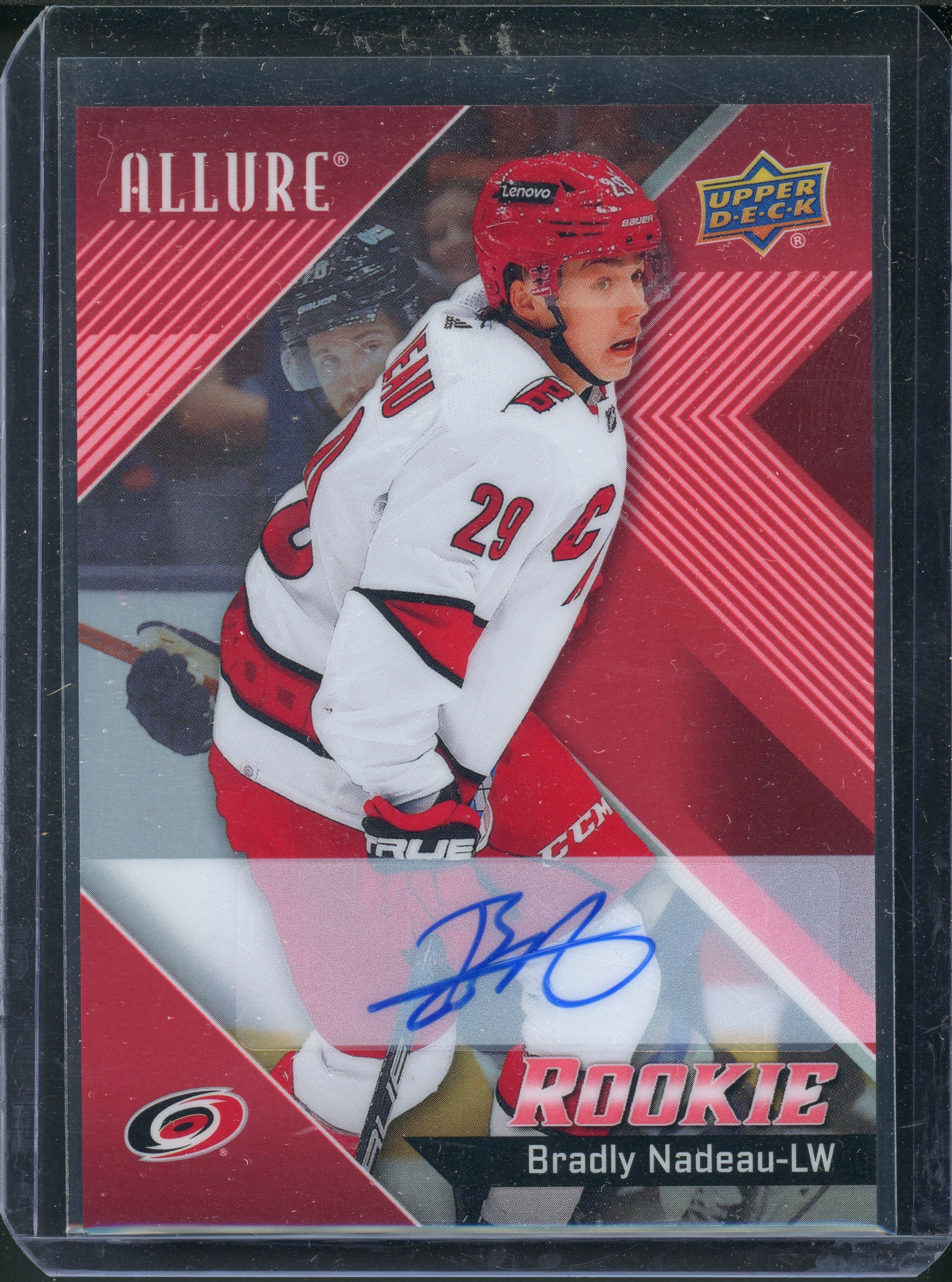Bradley Nadeau (138) (Rookie - Red Rainbow - Autograph) [2024-25 Upper Deck Allure] - Deck Out Gaming
