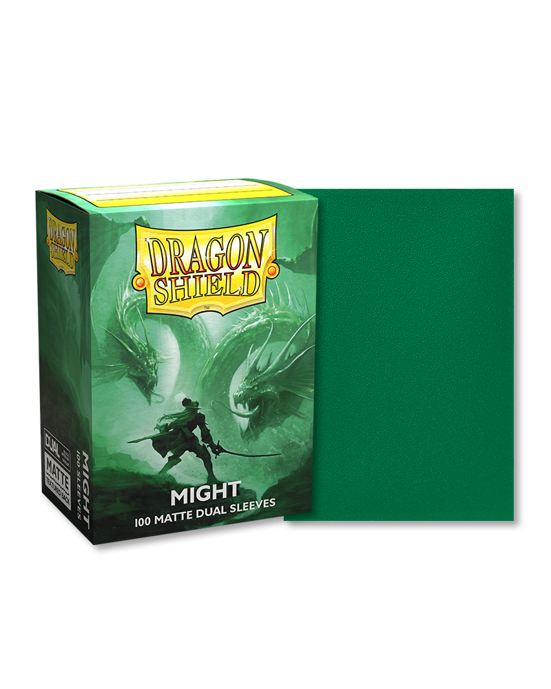 Dragon Shield Standard Size Dual Matte Sleeves - Might - 100 Count
