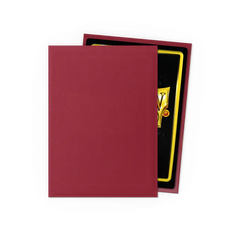 Dragon Shield Standard Size Matte Sleeves - Blood Red - 100 Count - Deck Out Gaming
