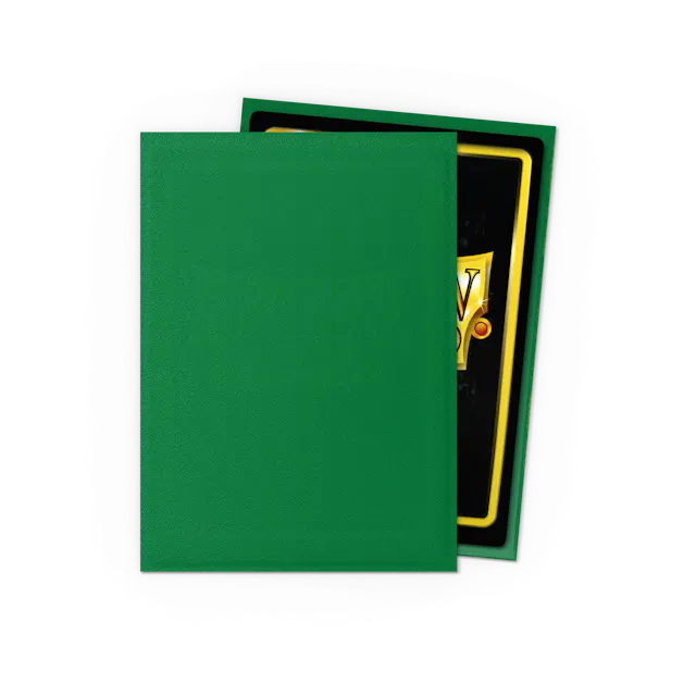 Dragon Shield Standard Size Matte Sleeves - Emerald - 100 Count - Deck Out Gaming