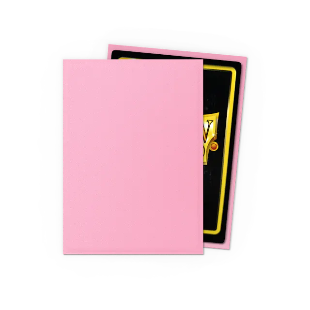 Dragon Shield Standard Size Matte Sleeves - Pink - 100 Count - Deck Out Gaming