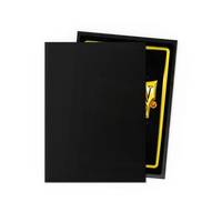 Dragon Shield Standard Size Matte Sleeves - Black Non-Glare - 100 Count - Deck Out Gaming
